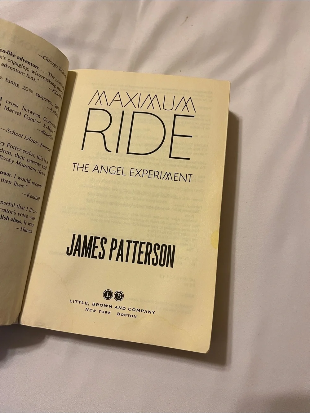 Maximum ride maximum ride